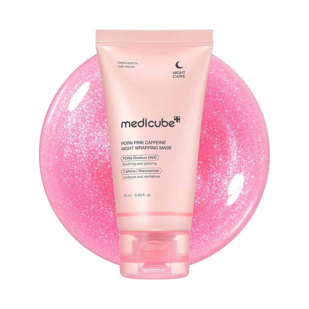 medicube - PDRN Pink Caffeine Night Wrapping Mask - Masque de nuit 75 ml