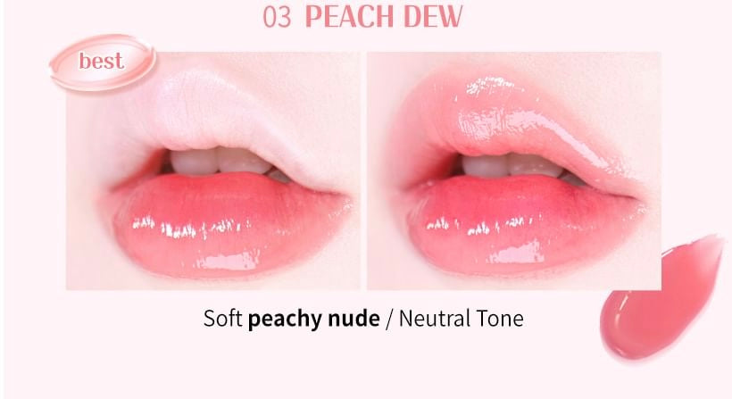 Dewy Water Glow Lip Tint - 5 Colors