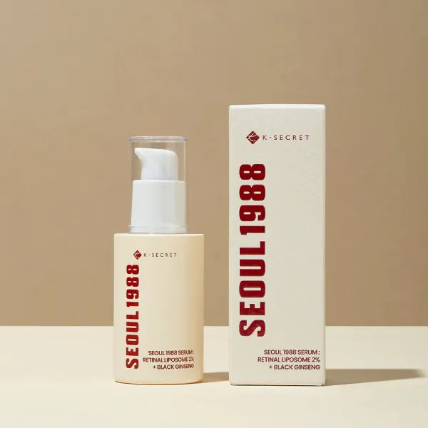 SEOUL 1988 - Retinal Liposome 2% + Black Ginseng - Sérum anti-âge rétinal et ginseng (30 ml)