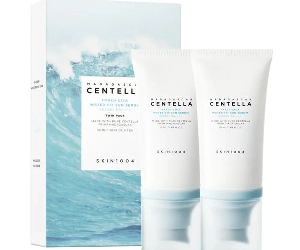 Madagascar Centella Hyalu-Cica Water-Fit Sun Serum Twin Pack (2 x 50 ml)
