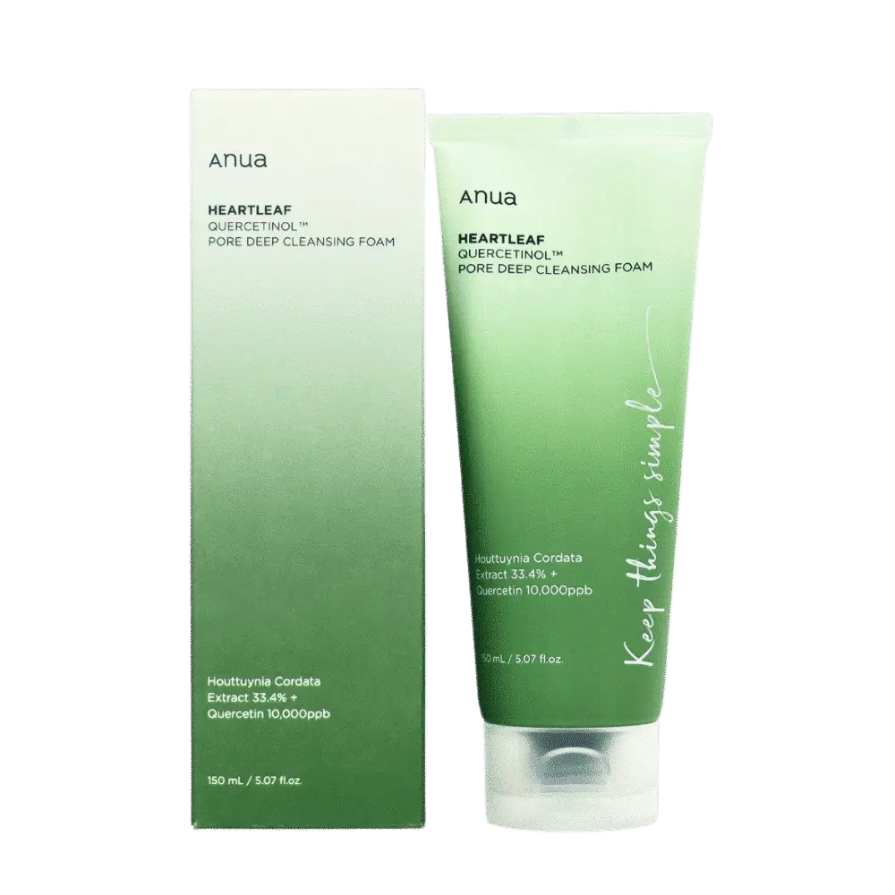 Heartleaf Quercetinol Pore Deep Cleansing Foam - Mousse nettoyante (150ml)